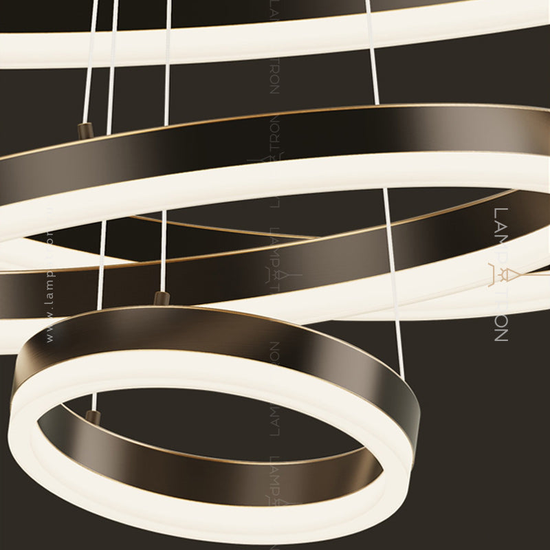 CRUISE MORE LUX Ring Chandelier by Lampadom - ambient shot