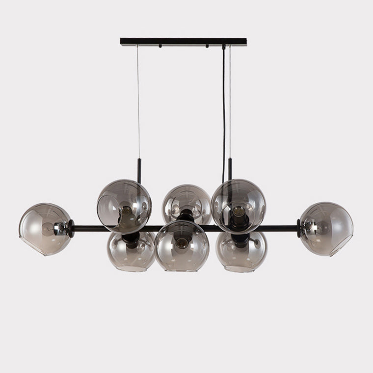 DISA Linear Chandelier by Lampadom - close-up