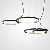 PLANETARY Ring Chandelier by Lampadom - close-up