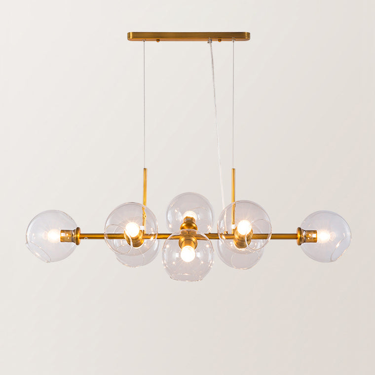 DISA Linear Chandelier by Lampadom - scale reference