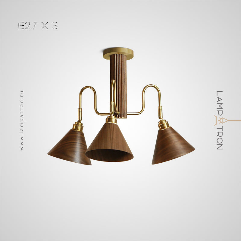 DOMENIC Ceiling Chandelier by Lampadom - ambient shot