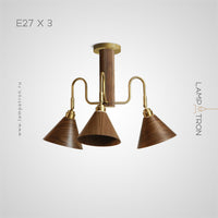 DOMENIC Ceiling Chandelier by Lampadom - ambient shot