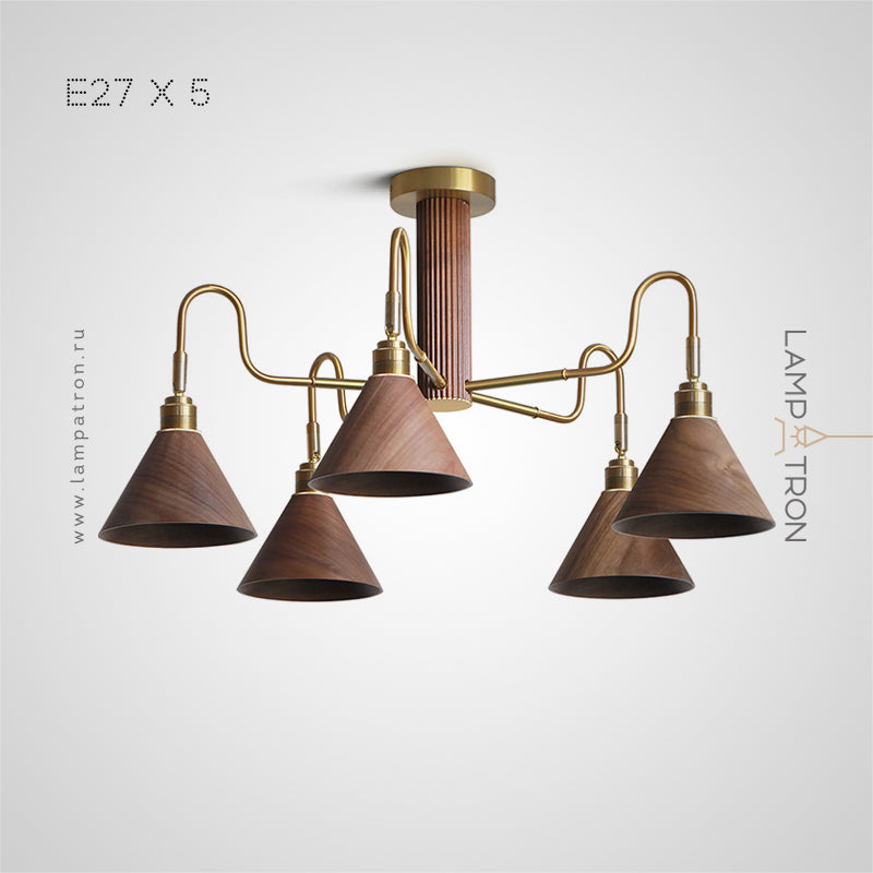 DOMENIC Ceiling Chandelier by Lampadom - detail view