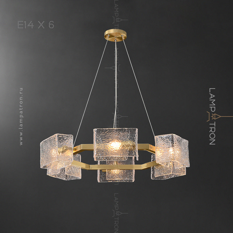 FABIOLA Ring Chandelier by Lampadom - close-up