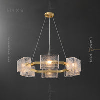 FABIOLA Ring Chandelier by Lampadom - close-up