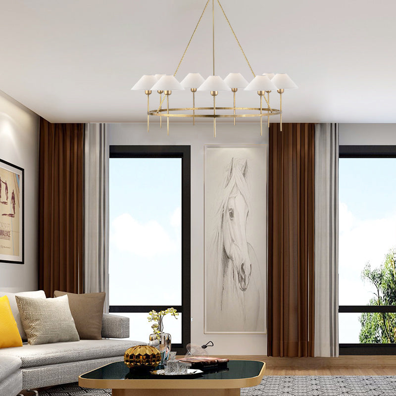 FAREL Ring Chandelier by Lampadom - angle view