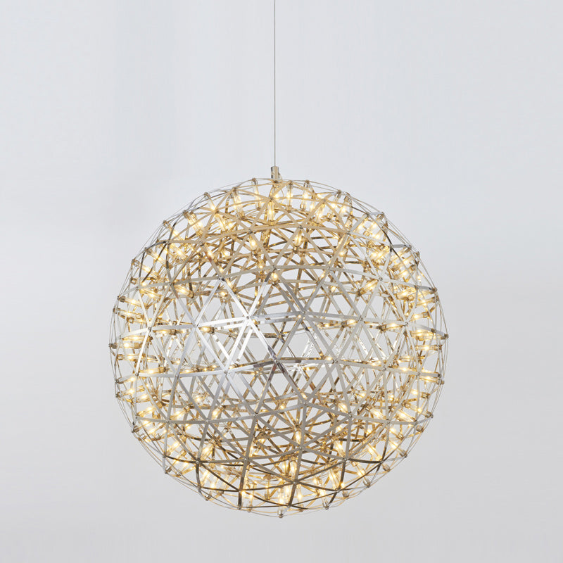FIREWORK Chandelier by Lampadom - side view