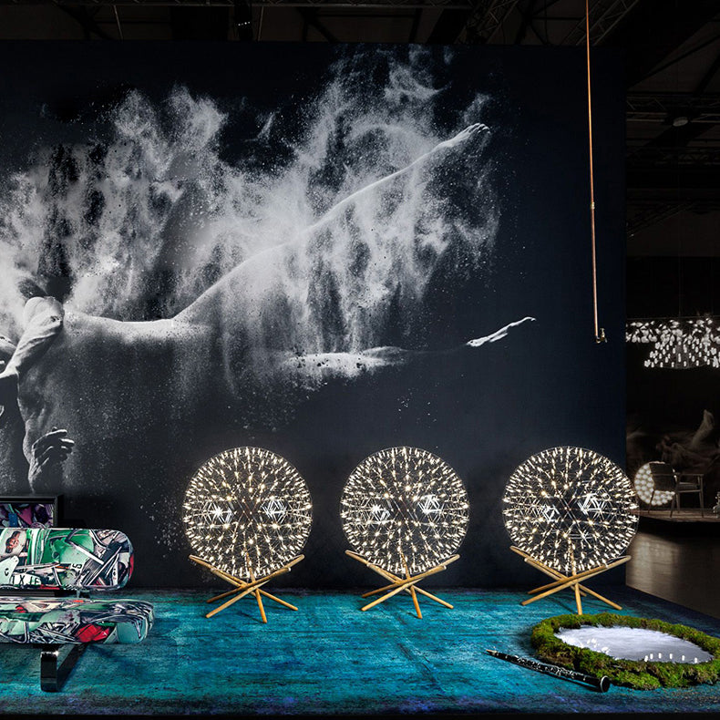 FIREWORK Chandelier by Lampadom - angle view