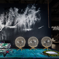 FIREWORK Chandelier by Lampadom - angle view