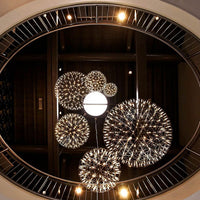 FIREWORK Chandelier by Lampadom - top view
