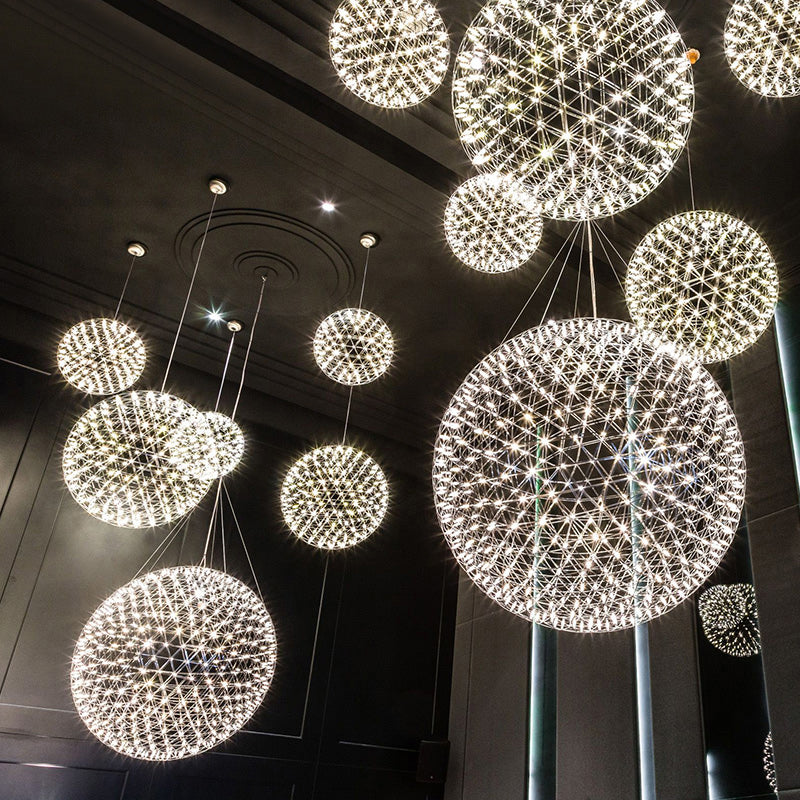 FIREWORK Chandelier by Lampadom - detail view