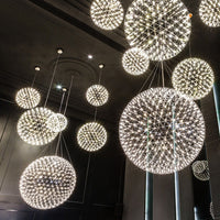 FIREWORK Chandelier by Lampadom - detail view
