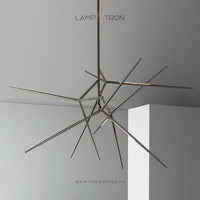FLASK Chandelier by Lampadom - scale reference