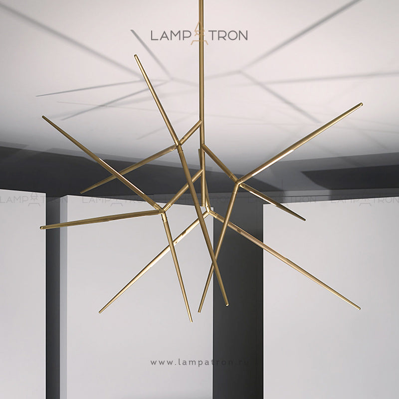 FLASK Chandelier by Lampadom - close-up