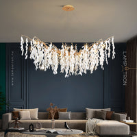 FLORIAN L Chandelier by Lampadom - side view