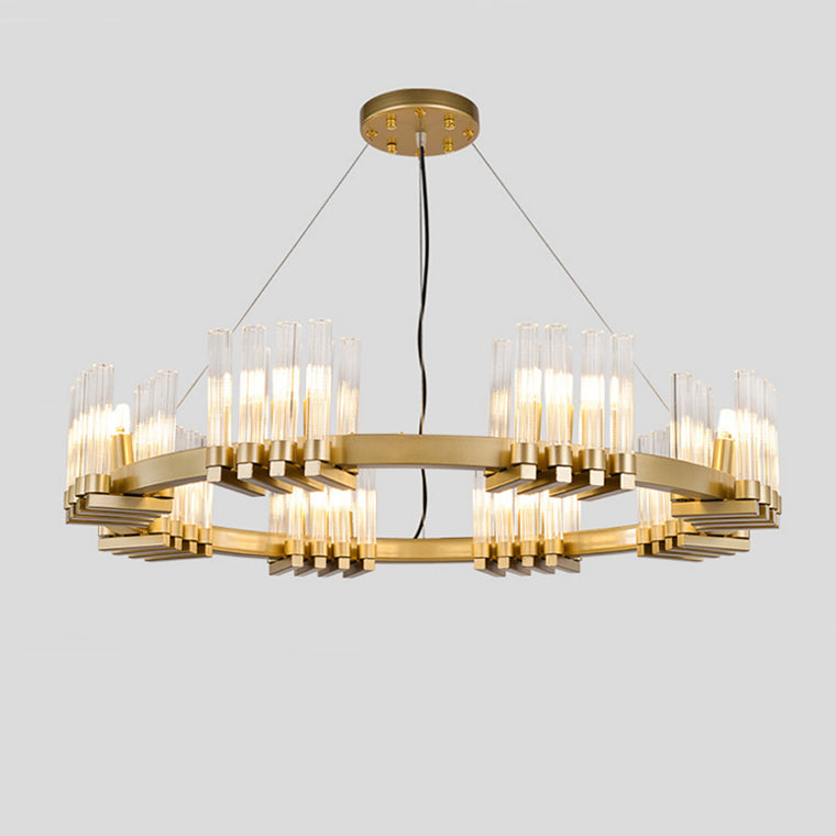 FOUNIN Ring Chandelier by Lampadom - angle view