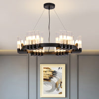 FOUNIN Ring Chandelier by Lampadom - angle view
