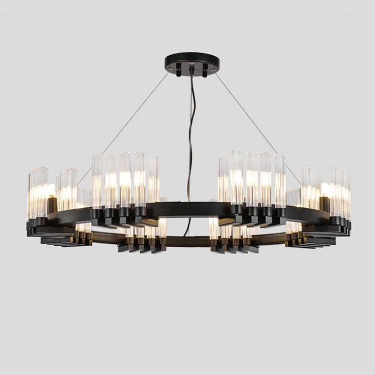 FOUNIN Ring Chandelier by Lampadom - side view