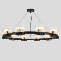 FOUNIN Ring Chandelier by Lampadom - close-up