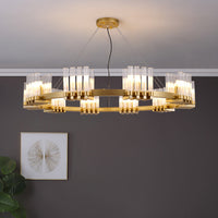 FOUNIN Ring Chandelier by Lampadom - top view