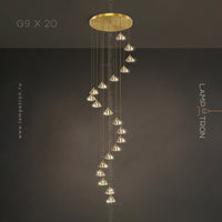 FREEDVOR Cascade Light by Lampadom - close-up