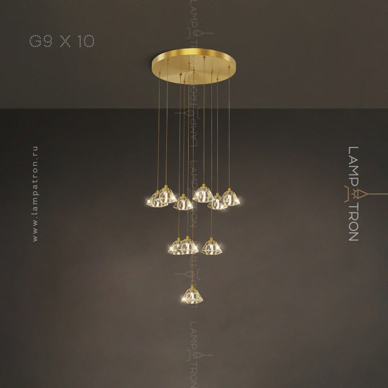 FREEDVOR Cascade Light by Lampadom - angle view