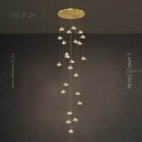 FREEDVOR Cascade Light by Lampadom - detail view