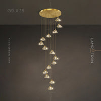 FREEDVOR Cascade Light by Lampadom - side view