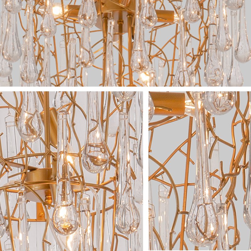 GALORE Chandelier by Lampadom - side view