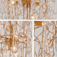 GALORE Chandelier by Lampadom - side view