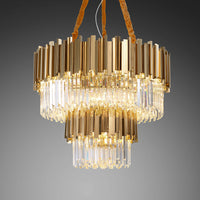 GENEVA C. Chandelier by Lampadom - side view