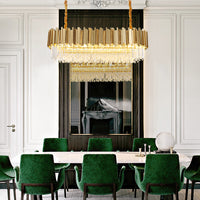 GENEVA Linear Chandelier by Lampadom - ambient shot