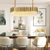 GENEVA Linear Chandelier by Lampadom - scale reference