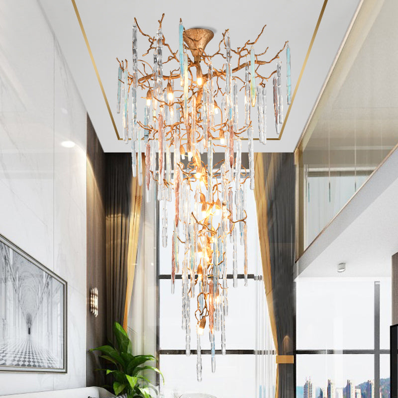 EXPA Chandelier by Lampadom - side view