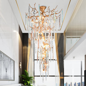 EXPA Chandelier by Lampadom - side view