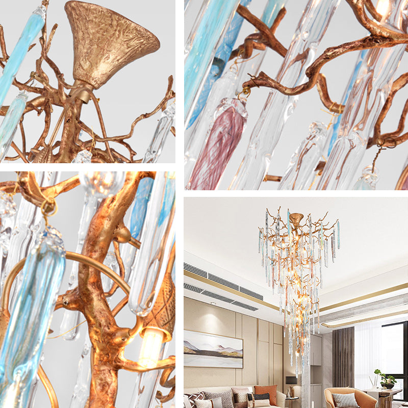 EXPA Chandelier by Lampadom - side view