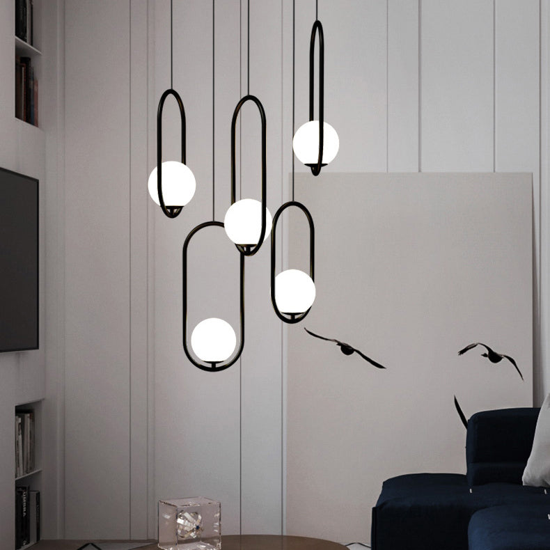 HOOP B Pendant by Lampadom - scale reference
