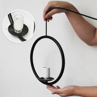 HOOP B Pendant by Lampadom - side view
