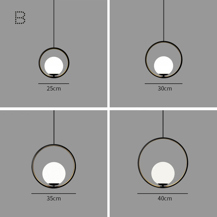 HOOP B Pendant by Lampadom - detail view