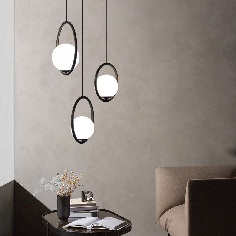 HOOP B Pendant by Lampadom - side view