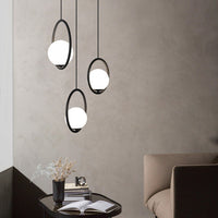 HOOP B Pendant by Lampadom - side view