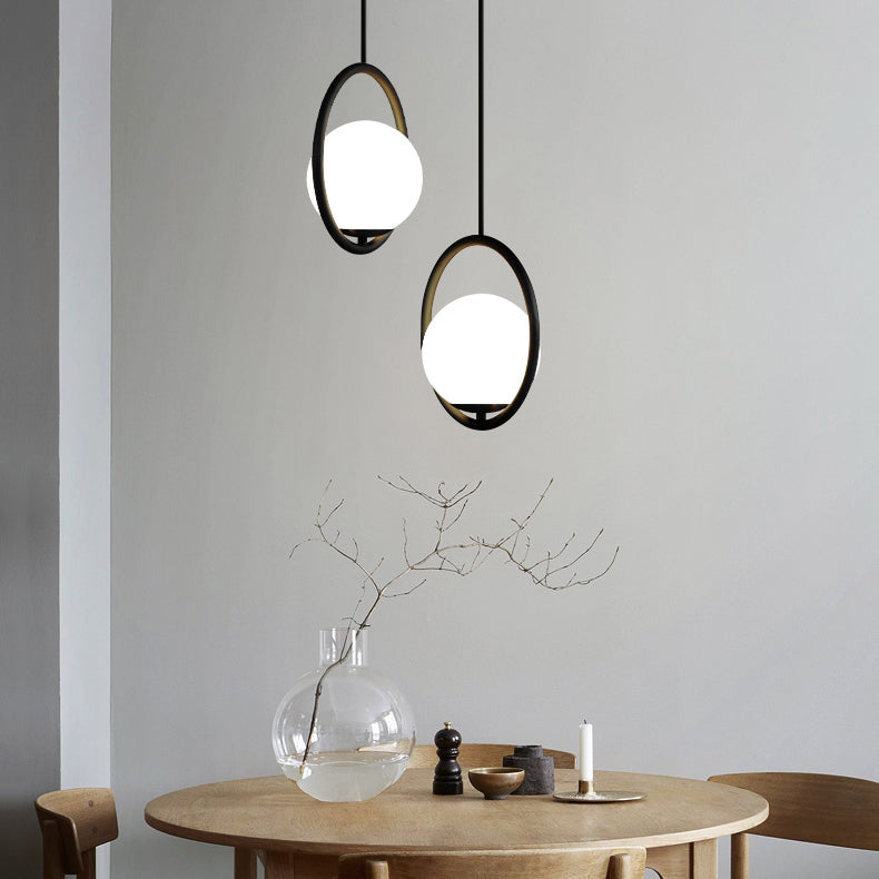 HOOP B Pendant by Lampadom - side view