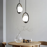 HOOP B Pendant by Lampadom - side view