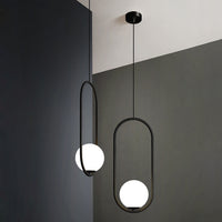 HOOP B Pendant by Lampadom - scale reference