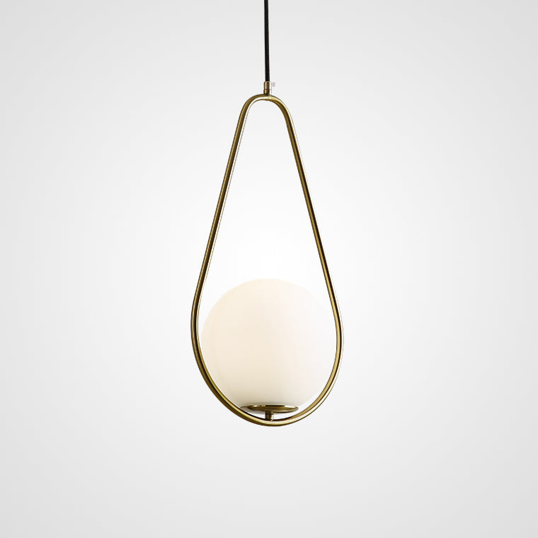 HOOP DROP Pendant by Lampadom - close-up