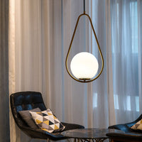 HOOP DROP Pendant by Lampadom - scale reference