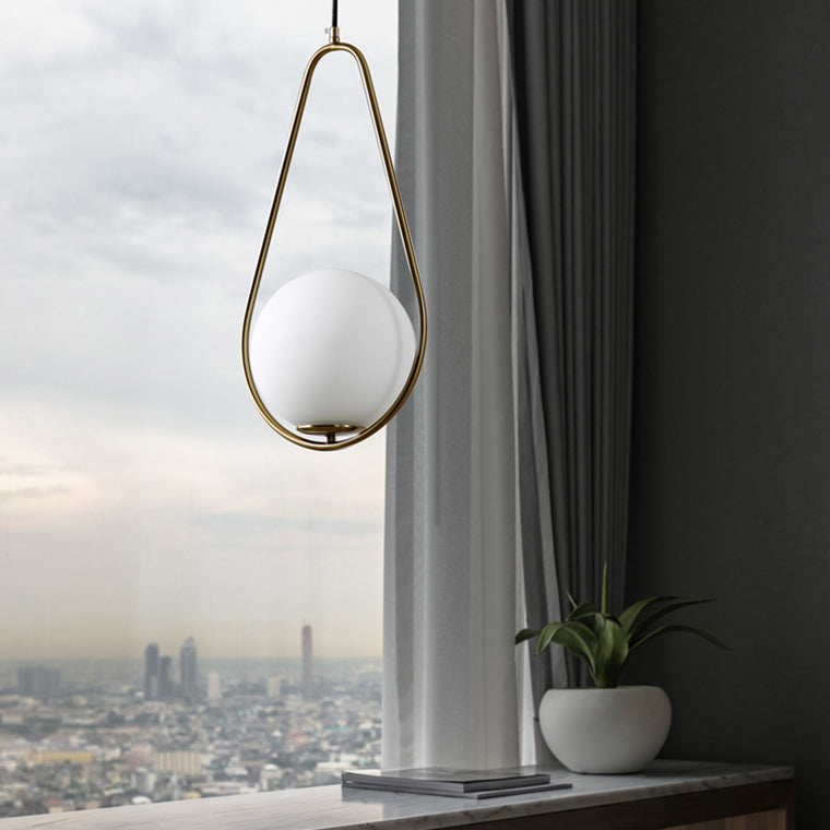 HOOP DROP Pendant by Lampadom - ambient shot