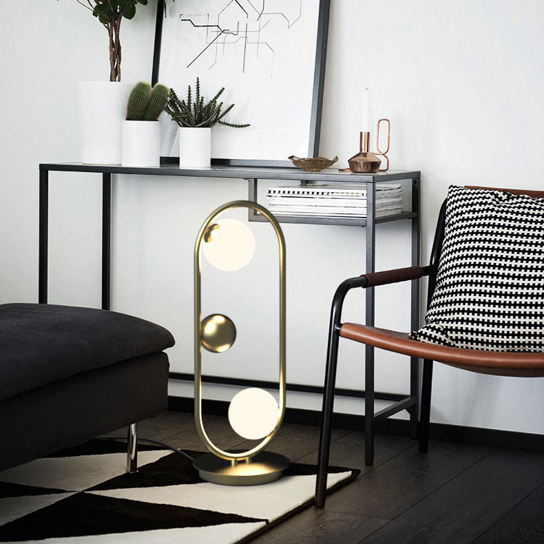 HOOP Table Lamp by Lampadom - scale reference