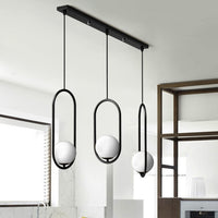 HOOP TRIO Cascade Light by Lampadom - close-up