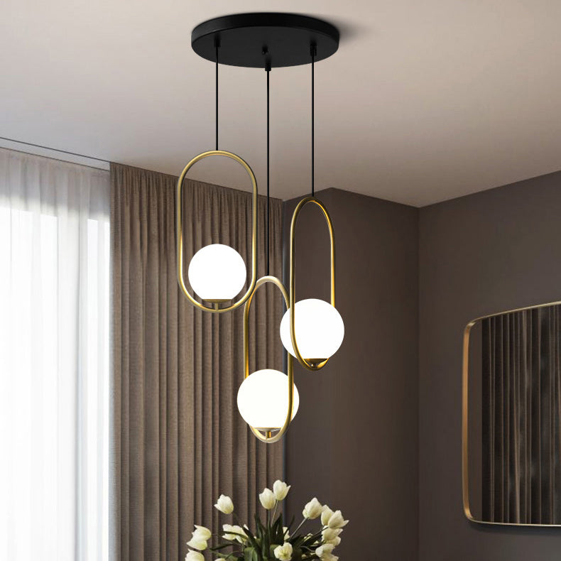 HOOP TRIO Cascade Light by Lampadom - angle view